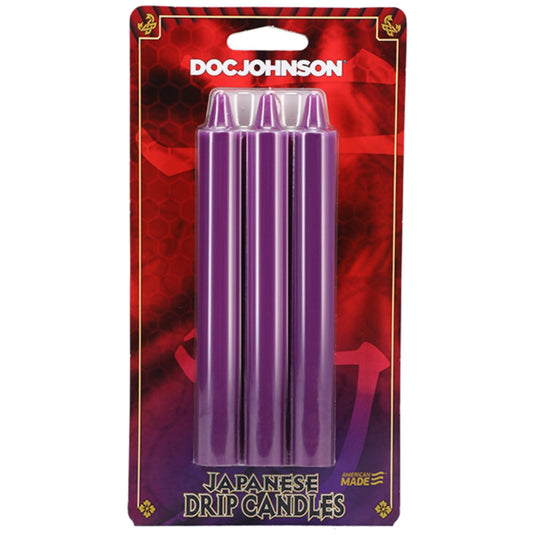 Doc Johnson Japanese Drip Candles Purple