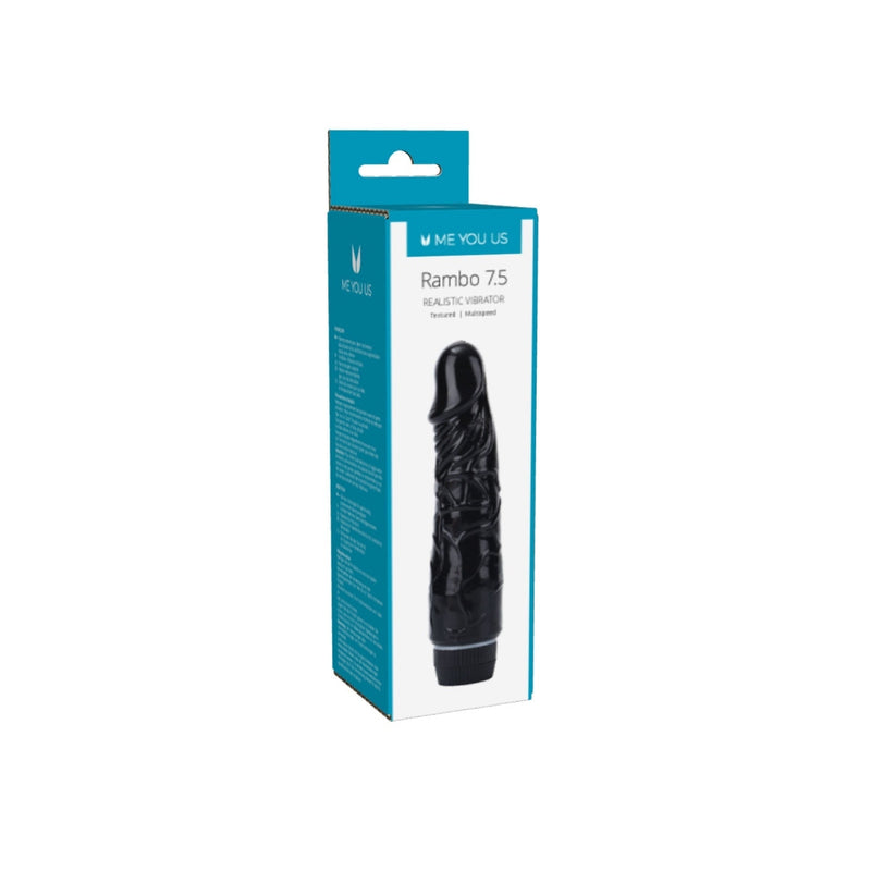 Load image into Gallery viewer, Me You Us Rambo 7.5 Realistic Vibrator Black - Simply Pleasure
