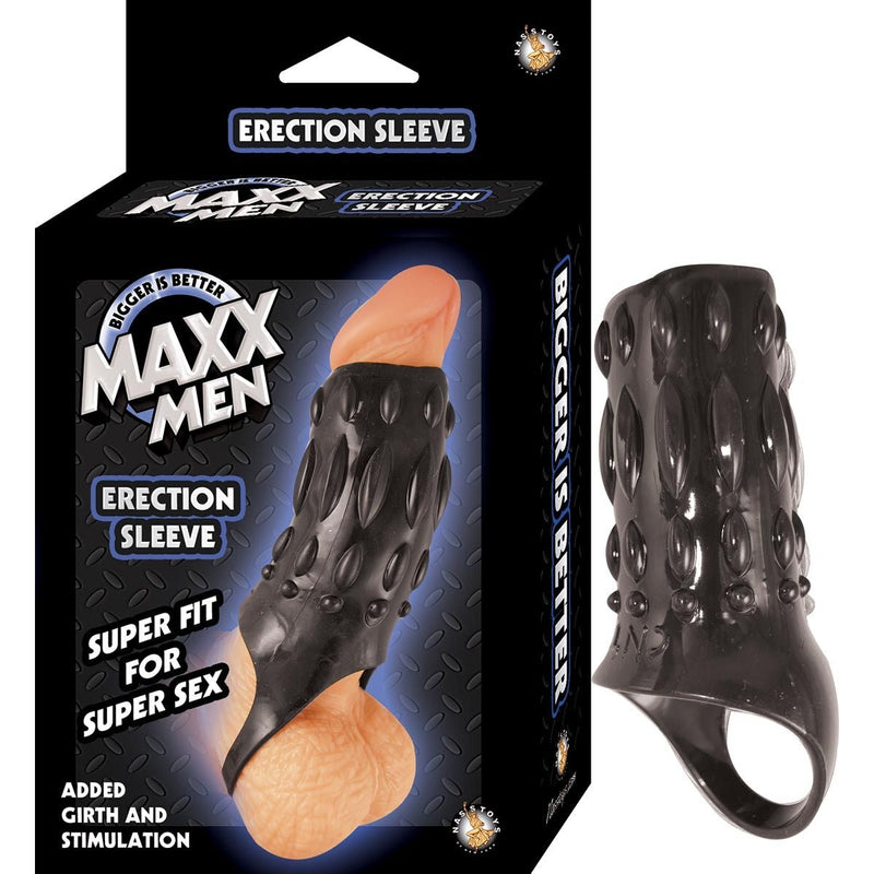Load image into Gallery viewer, Maxx Men Erection Sleeve Black
