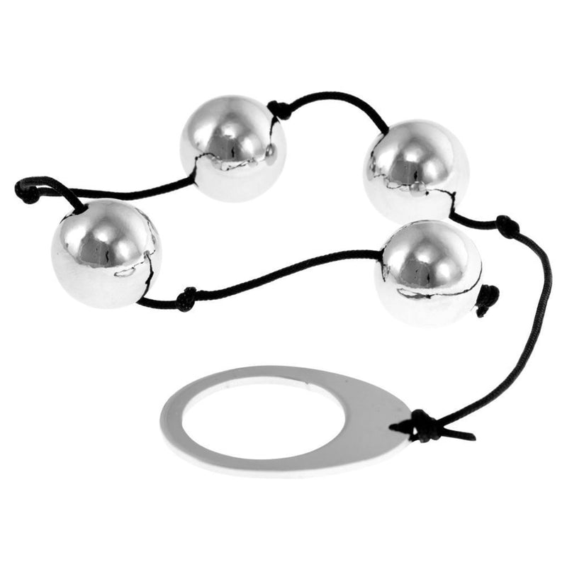 Load image into Gallery viewer, Me You Us Heavy Metal Anal Beads Silver - Simply Pleasure
