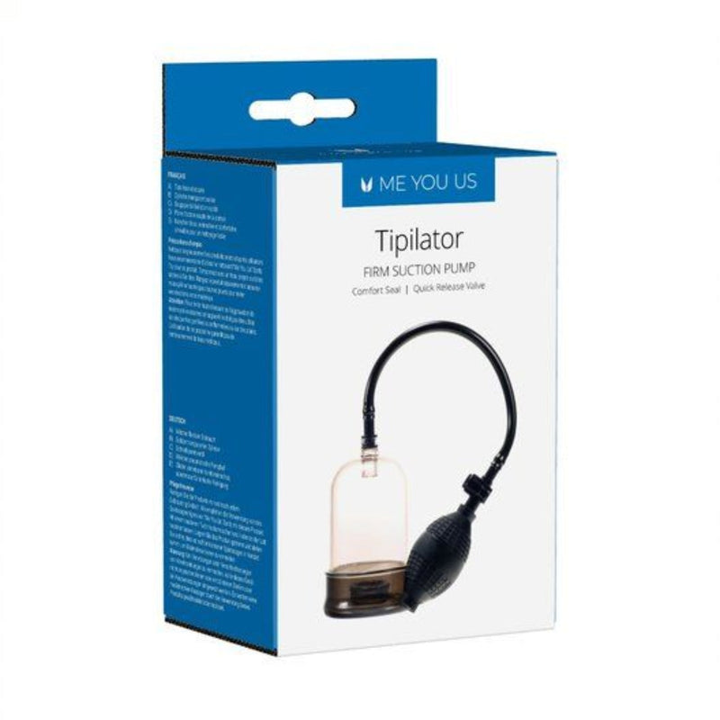 Load image into Gallery viewer, Me You Us Tipilator Firm Suction Penis Pump Black Clear - Simply Pleasure
