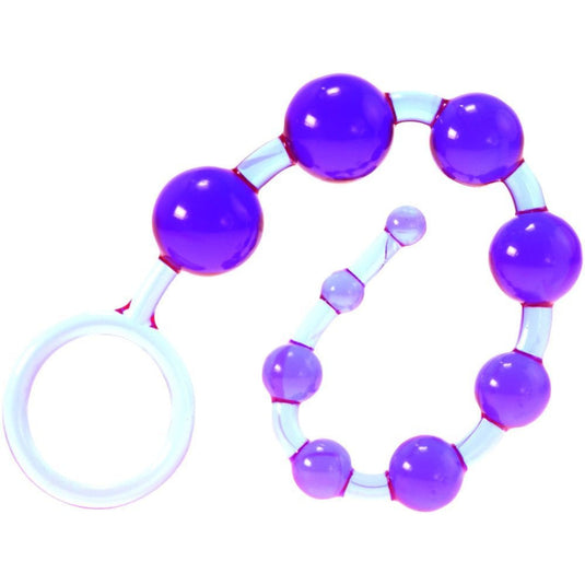 Me You Us Dragons Tail Anal Beads Purple - Simply Pleasure