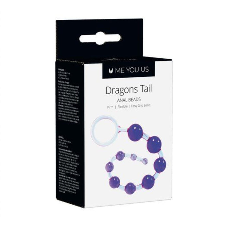 Load image into Gallery viewer, Me You Us Dragons Tail Anal Beads Purple - Simply Pleasure
