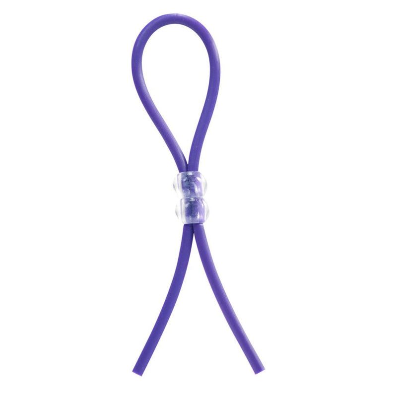Load image into Gallery viewer, Nanma The Tight Spot Twin Beaded Silicone Cock Ring Purple
