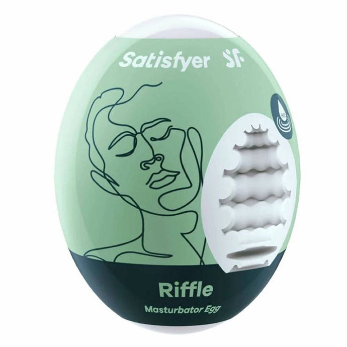Satisfyer Masturbator Egg Riffle Light Green