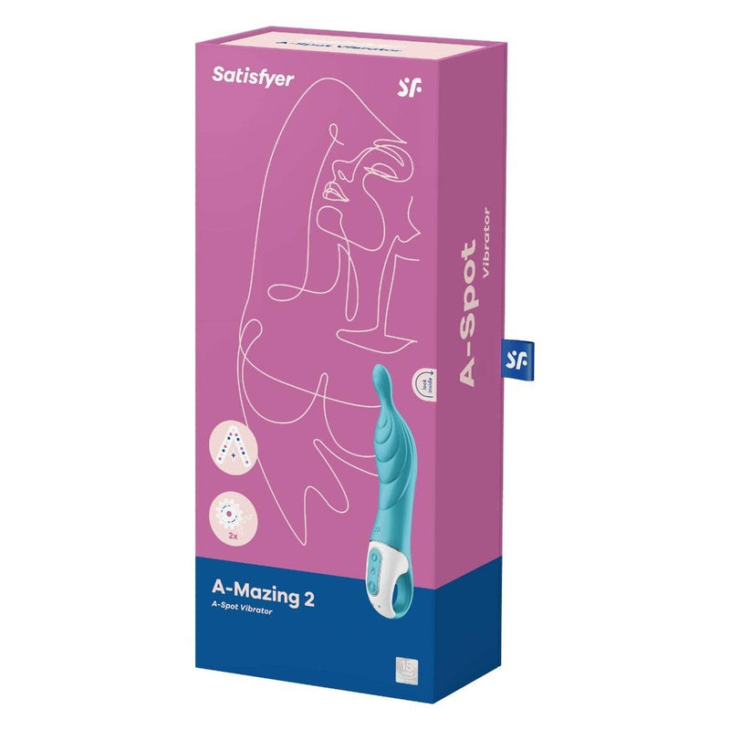 Load image into Gallery viewer, Satisfyer A-Mazing 2 A-Spot Vibrator Turquoise
