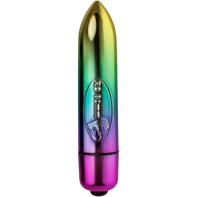 Rocks Off 7 Speed RO-80mm Bullet Vibrator Rainbow