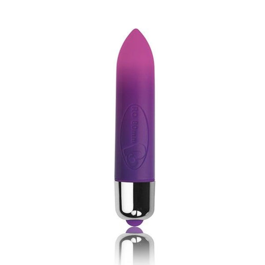 Rocks Off 7 Speed RO-80mm Colour Me Orgasmic Bullet Vibrator Purple