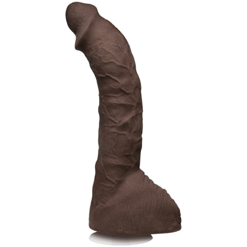 Load image into Gallery viewer, Signature Cocks Prince Yahshua Ultraskyn Vac-U-Lock Dildo Brown 10.5 Inch

