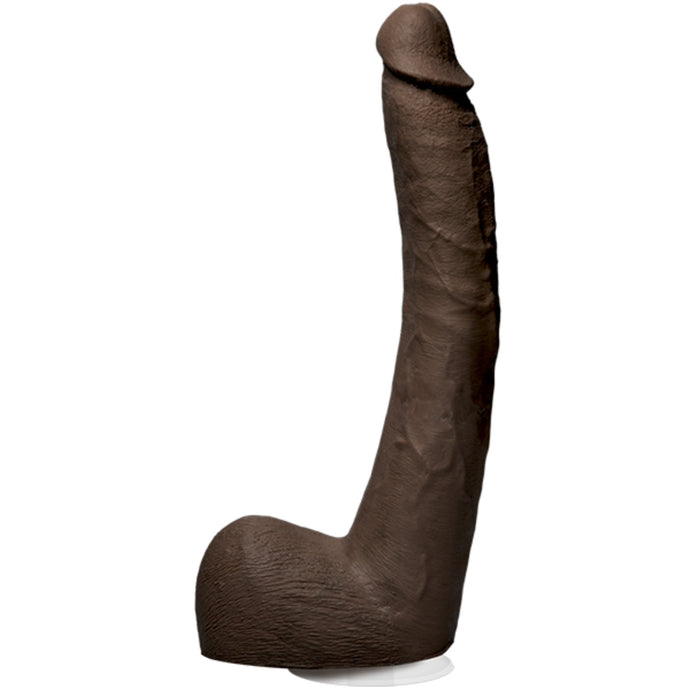 Signature Cocks Isiah Maxwell Ultraskyn Vac-U-Lock Dildo Brown 10 Inch