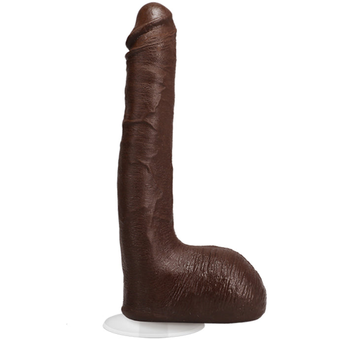 Signature Cocks Ricky Johnson Ultraskyn Vac-U-Lock Dildo Brown 10 Inch
