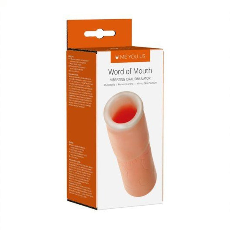 Load image into Gallery viewer, Me You Us Word Of Mouth Vibrating Oral Simulator Pink  - Prowler UK - Gay Sex Toys

