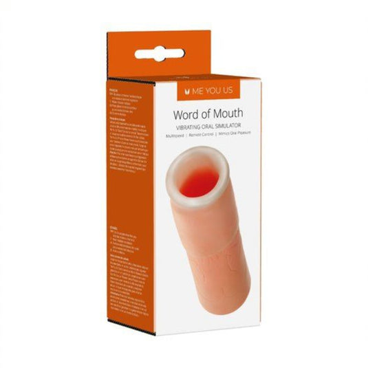 Me You Us Word Of Mouth Vibrating Oral Simulator Pink  - Prowler UK - Gay Sex Toys