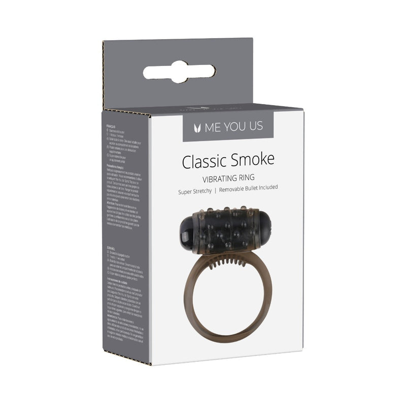 Load image into Gallery viewer, Me You Us Classic Vibrating Cock Ring Smoke - Simply Pleasure
