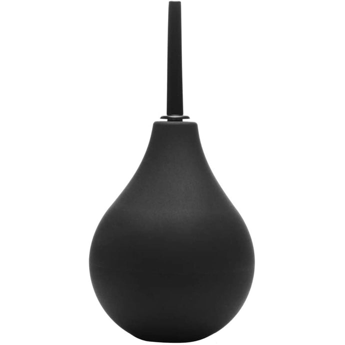 Cleanstream Thin Tip Silicone Enema Bulb Douche Black  - Prowler UK - Gay Sex Toys