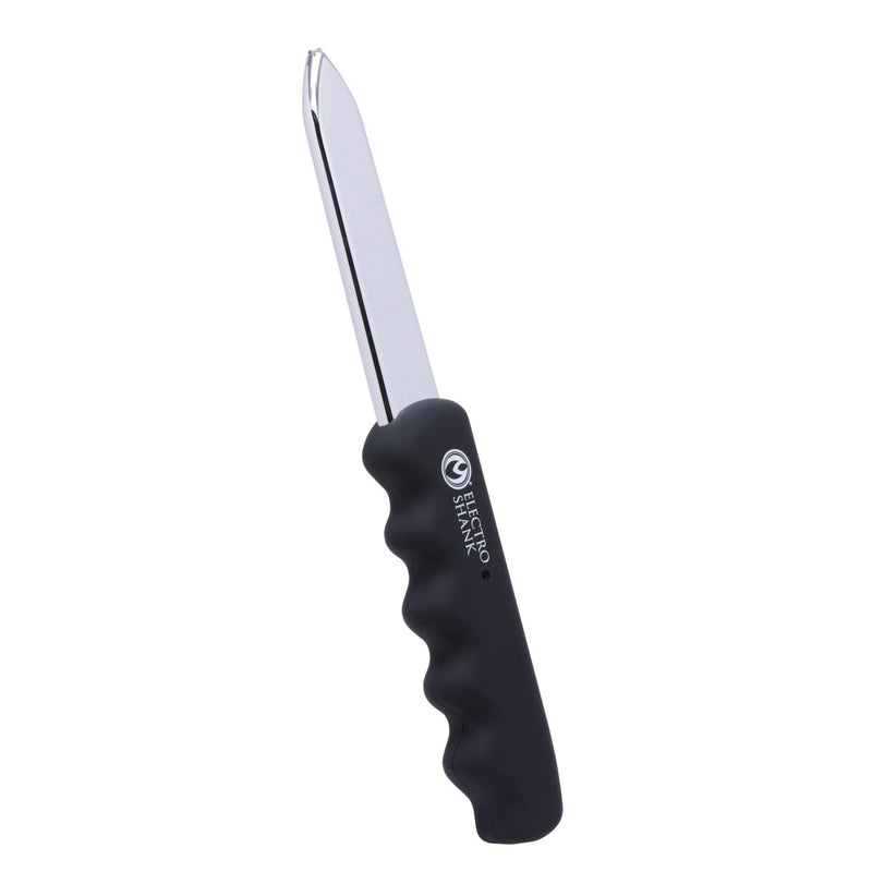 Load image into Gallery viewer, Master Series Electro Shank Electro Shock Blade With Handle Black Silver
