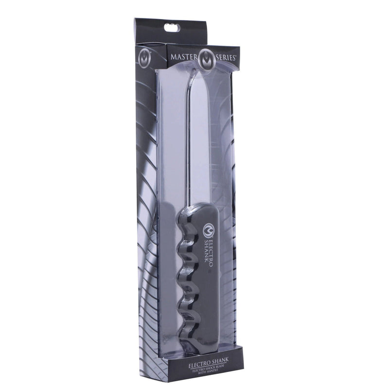 Load image into Gallery viewer, Master Series Electro Shank Electro Shock Blade With Handle Black Silver
