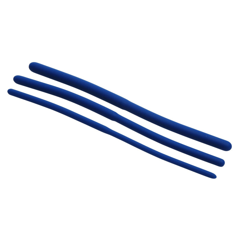 Load image into Gallery viewer, Master Series Invasion Silicone Urethral Sound Trainer Set Blue
