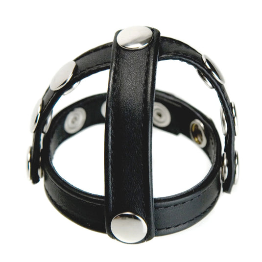 Strict Snap-On Cock & Ball Harness Black