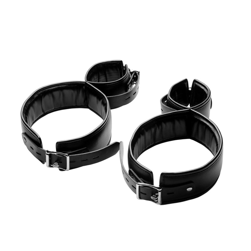 Load image into Gallery viewer, Strict Thigh Cuff Restraint System Black
