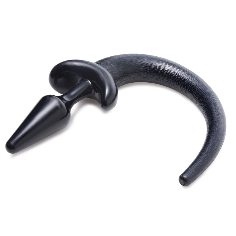Load image into Gallery viewer, Master Series Pedigree Puppy Play Tail Butt Plug Black
