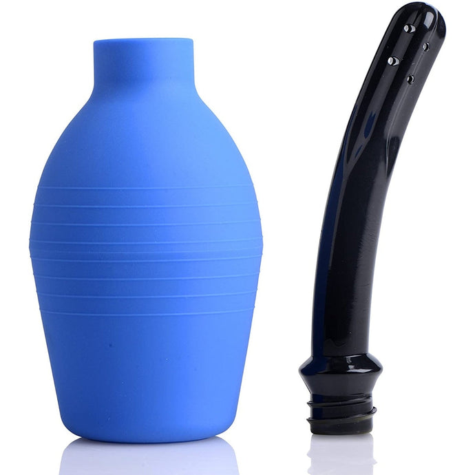 Cleanstream Premium One Way Valve Enema Douche Blue  - Prowler UK - Gay Sex Toys