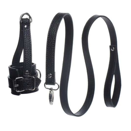 Strict Ball Stretcher With Leash Black