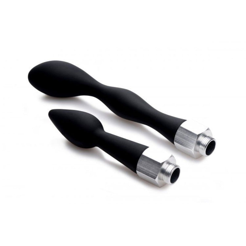 Load image into Gallery viewer, Cleanstream Silicone Enema Attachment Set Black - Simply Pleasure
