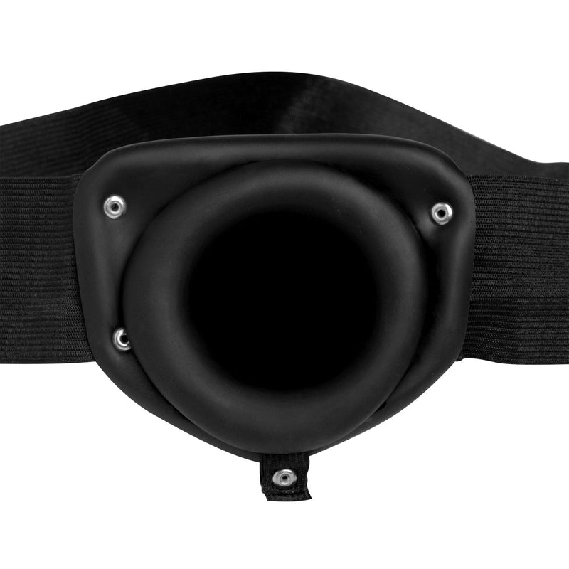 Load image into Gallery viewer, Master Series Pumper Inflatable Hollow Strap-On Black
