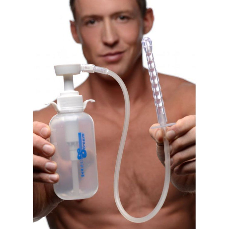 Load image into Gallery viewer, Cleanstream Pump Action Enema Bottle With Nozzle - Simply Pleasure
