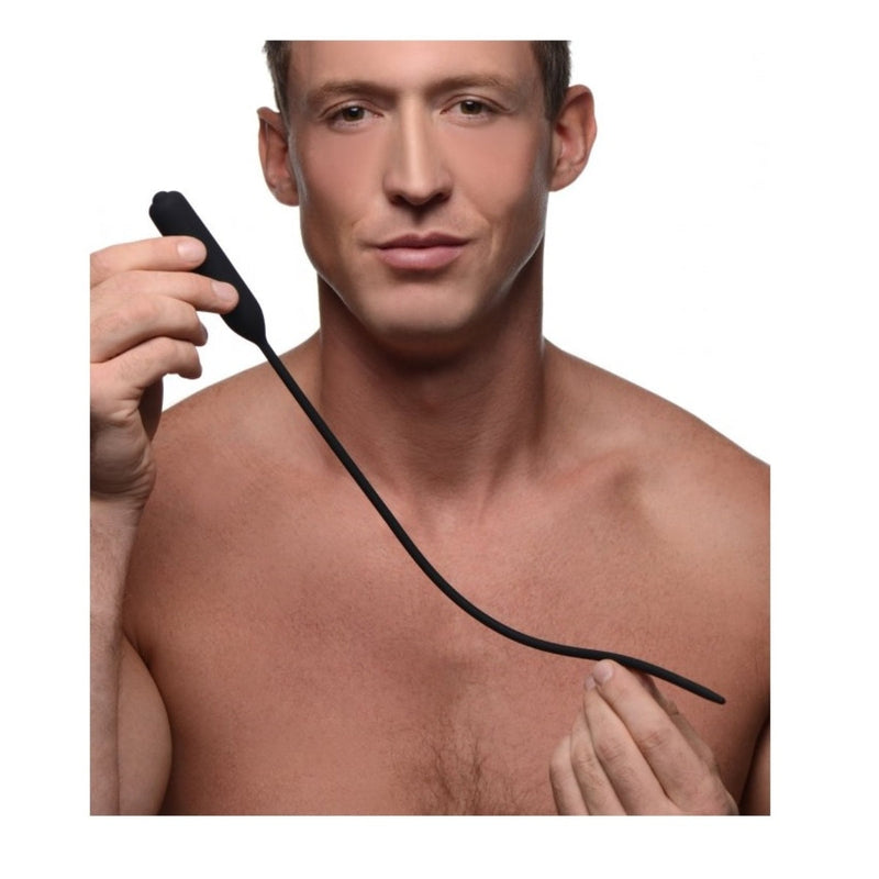 Load image into Gallery viewer, Master Series Cadence Extreme 10X Vibrating Urethral Sound Black

