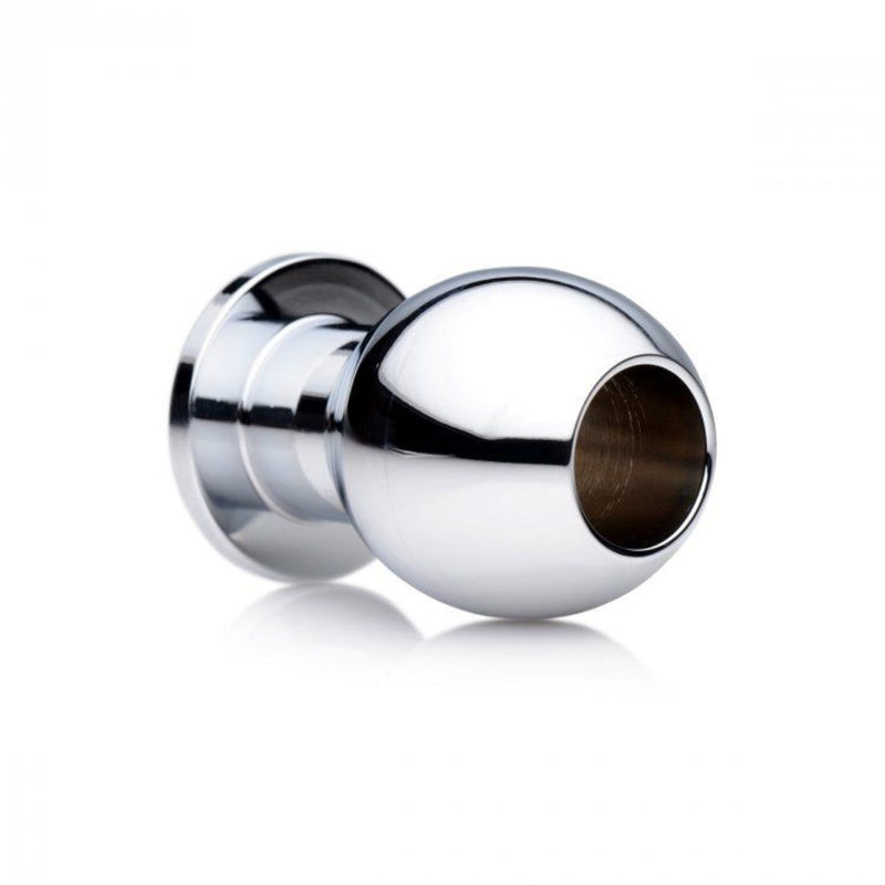 Load image into Gallery viewer, Master Series Small Abyss Hollow Anal Dilator Silver 1.5 Inch
