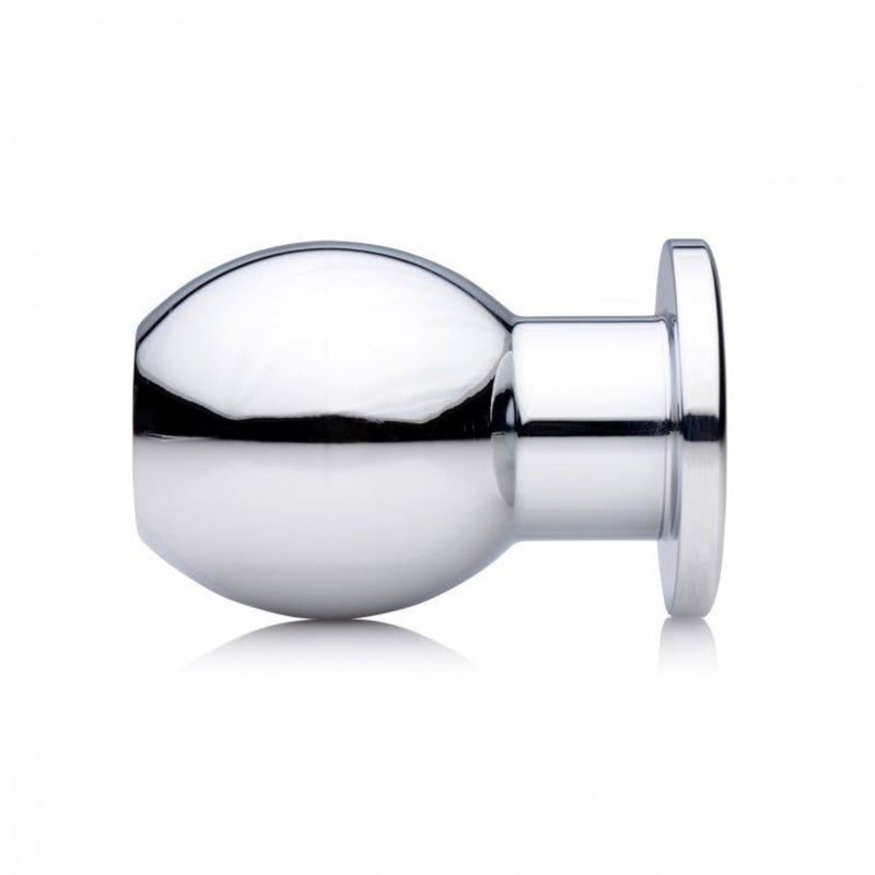 Load image into Gallery viewer, Master Series Small Abyss Hollow Anal Dilator Silver 1.5 Inch

