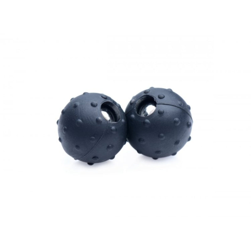Load image into Gallery viewer, Master Series Dragon&#39;s Orbs Nubbed Silicone Magnetic Balls Black
