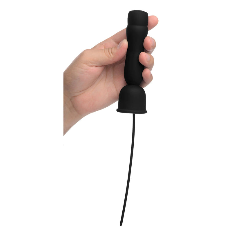 Load image into Gallery viewer, Trinity For Men 16X Penis Head Teaser With Urethral Sound Black

