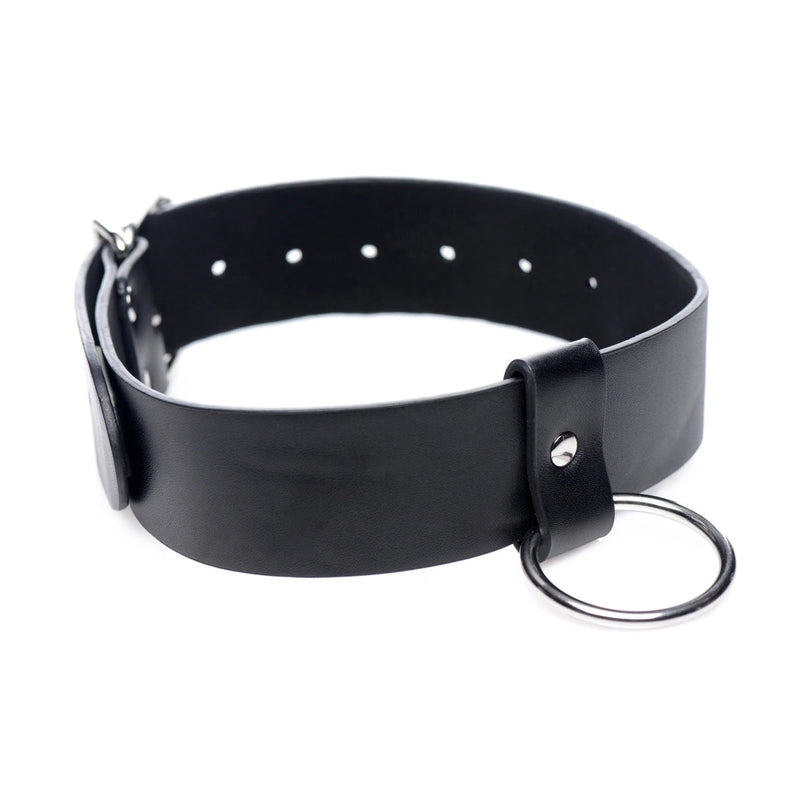Load image into Gallery viewer, Strict Wide Collar With O-Ring Black
