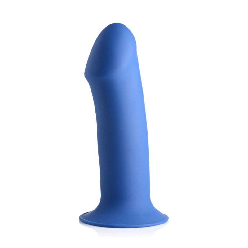 Load image into Gallery viewer, Squeeze-It Squeezable Thick Phallic Dildo Blue 6.5 Inch
