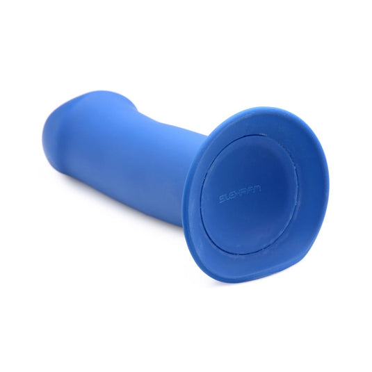 Squeeze-It Squeezable Thick Phallic Dildo Blue 6.5 Inch