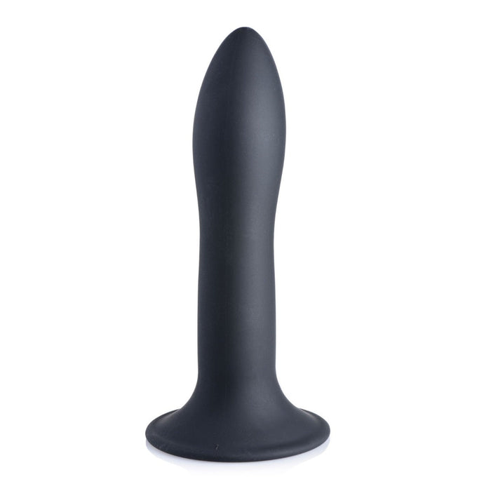 Squeeze-It Squeezable Slender Dildo Black 5.3 Inch