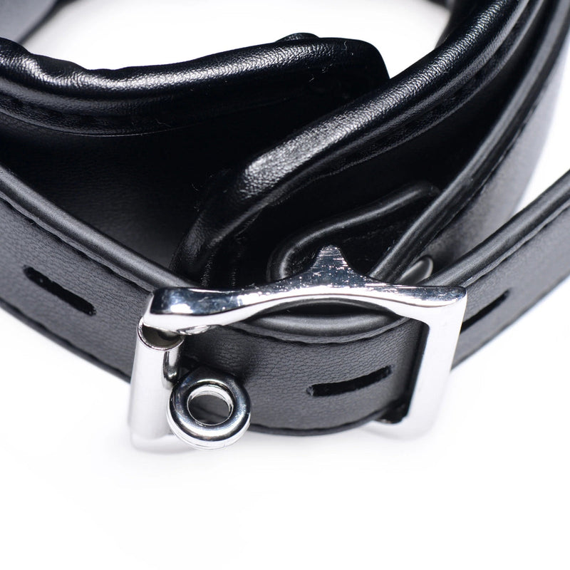 Load image into Gallery viewer, Strict Padded Thigh Sling With Wrist Cuffs Black
