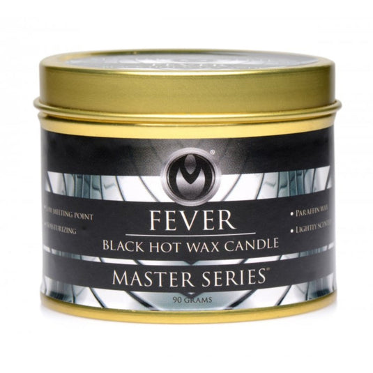 Master Series Fever Black Hot Wax Candle Black