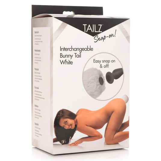Tailz Snap-On Interchangeable Bunny Tail White