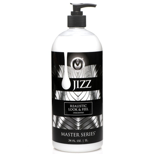 Master Series Jizz Unscented Water Based Lube 34oz - Simply Pleasure