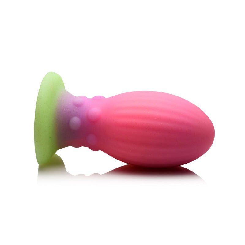 Load image into Gallery viewer, Creature Cocks XL Xeno Egg Glow In The Dark Silicone Butt Plug Pink  - Prowler UK - Gay Sex Toys
