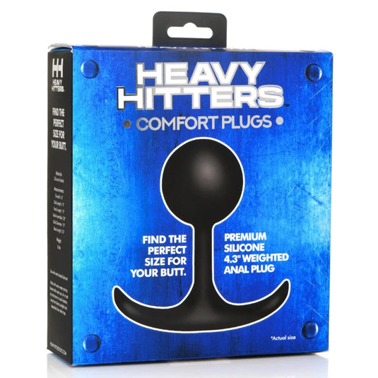 Heavy Hitters Comfort Weighted Butt Plug Large 4.3 Inch