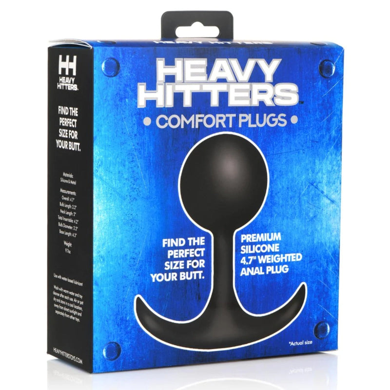 Load image into Gallery viewer, Heavy Hitters Comfort Weighted Butt Plug XL 4.7 Inch
