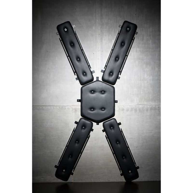 Load image into Gallery viewer, Master Series Masters St. Andrew's Cross Wall Mounted Cross Black
