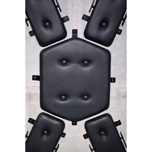 Master Series Masters St. Andrew's Cross Wall Mounted Cross Black