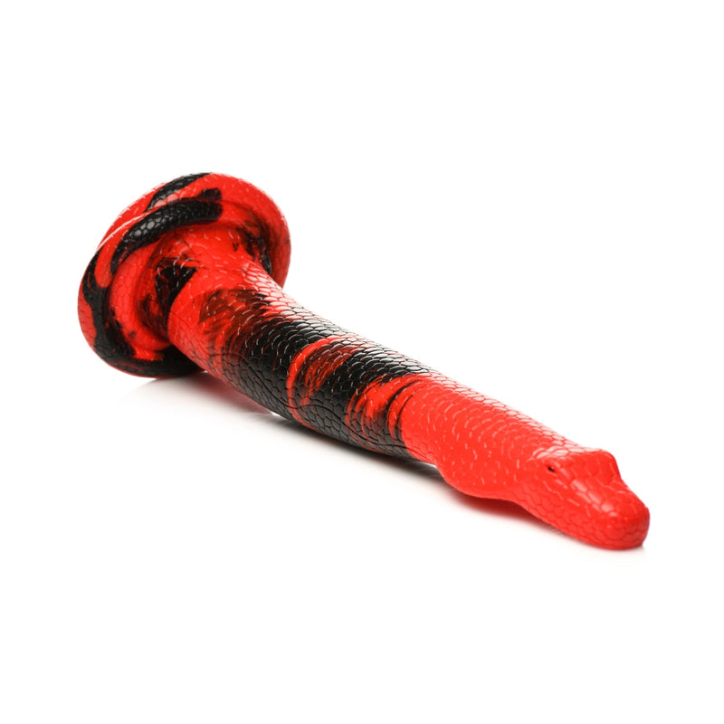 Load image into Gallery viewer, Creature Cocks King Cobra XL Silicone Dong Red Black  - Prowler UK - Gay Sex Toys
