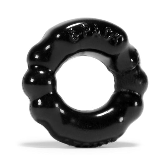 Oxballs 6 Pack Cock Ring Black